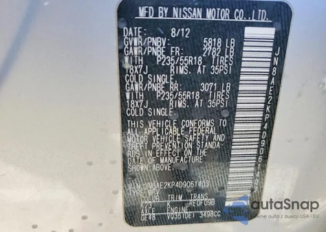 2013 Nissan Quest S from USA, damaged, VIN JN8AE2KP4D9061403